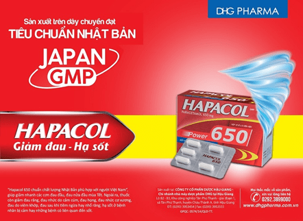 Hapacol 650 làm giảm tình trạng đau nhức thắt lưng