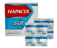 Hapacol sủi - Thuốc giảm đau hạ sốt dạng sủi cho người lớn