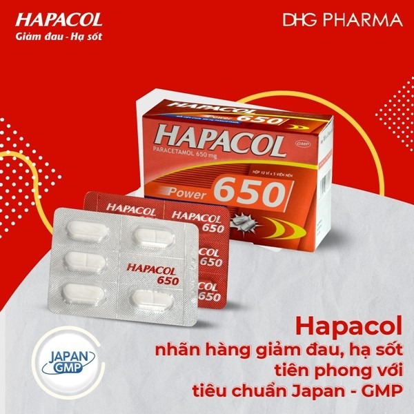 Hapacol – Nhãn hàng giảm đau hạ sốt tiên phong