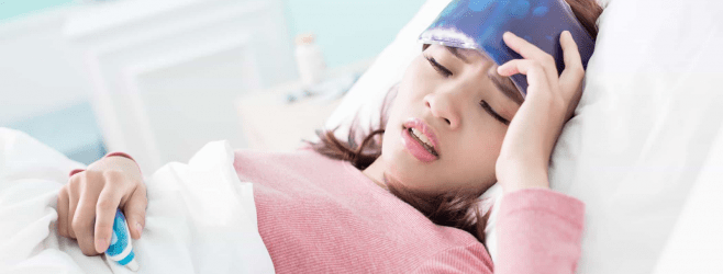 Sốc sốt xuất huyết gây ra tình trạng mệt mỏi khó thở