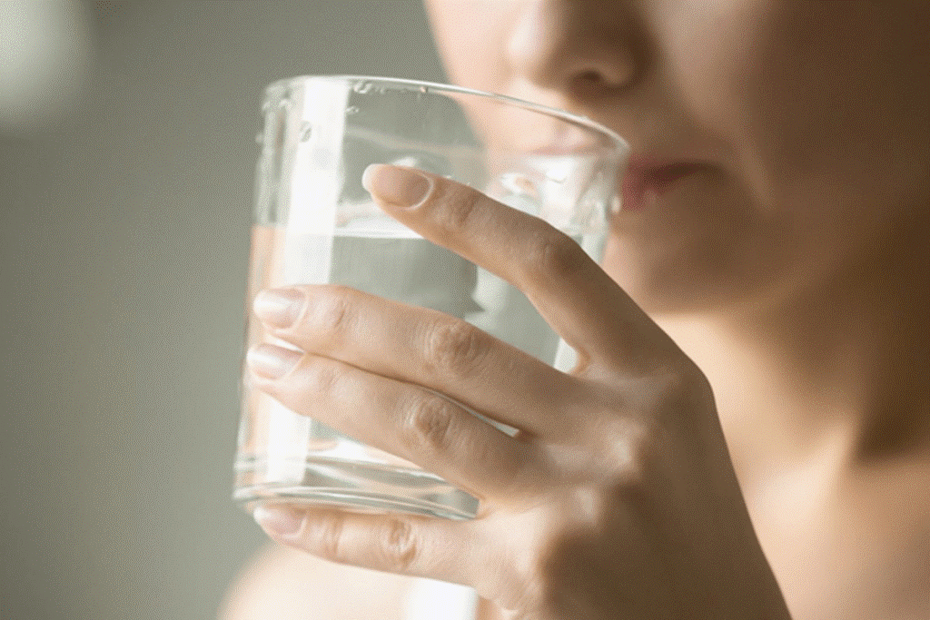 Uống nước nhiều khi bị sốt siêu vi 