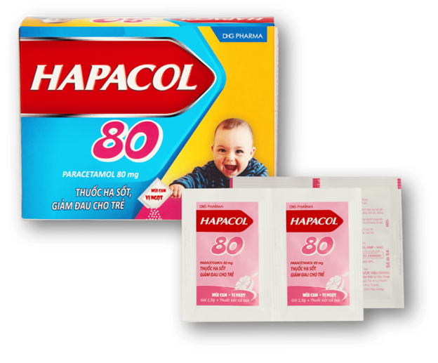 Hapacol 80 – Thuốc hạ sốt dành cho trẻ sơ sinh