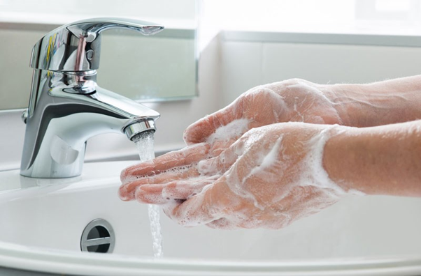 Phòng ngừa cúm A bằng cách rửa tay sạch sẽ 