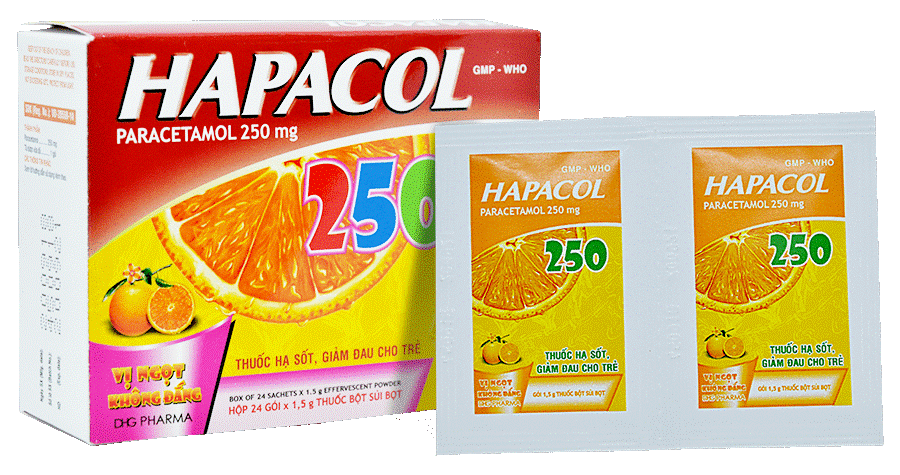 Thuốc giảm đau hạ sốt Hapacol 250