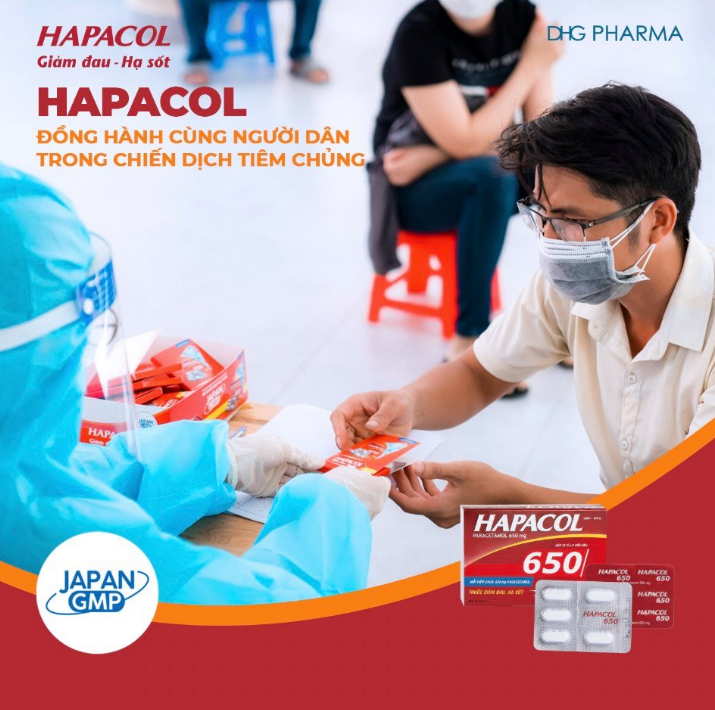  2 triệu viên thuốc Hapacol 650 cho Sở Y tế Đồng Nai và Trung tâm Kiểm soát bệnh tật Bình Dương